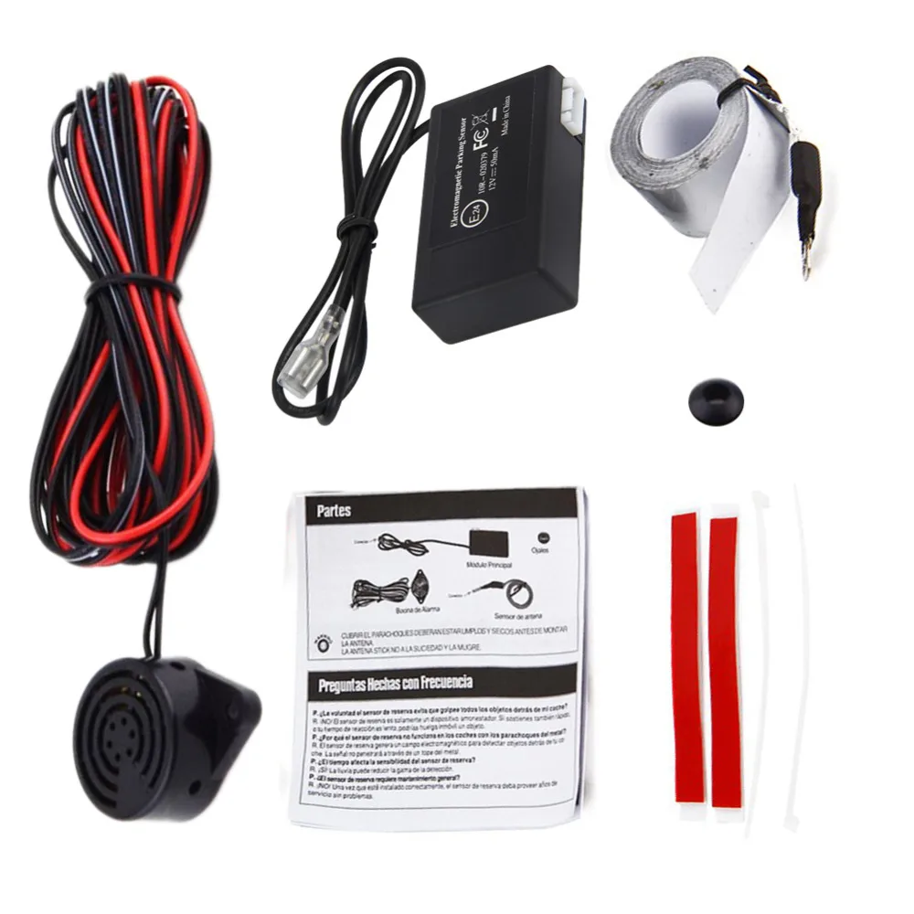 

Auto Electromagnetic Car Parking Sensor Reversing Reverse Backup Radar Sensor No Holes Need Easy Install Parking Radar