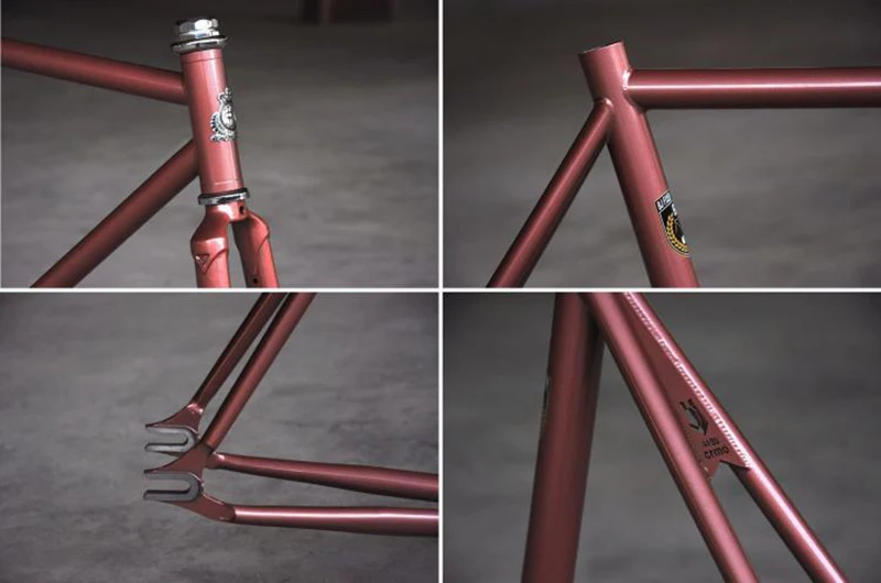 Хромированная молибденовая стальная рама 700C 50 см 52 см 54 см, рама fixie bicyle, рама для шоссейного велосипеда, рама для велосипеда с фиксированной передачей