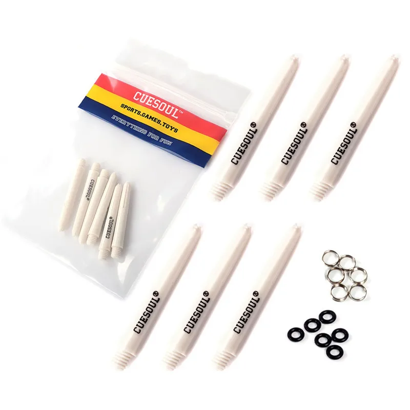 CUESOUL 6pcs Professional PC Nylon Darts Shafts 2BA 36mm For Dart Accessories|nylon dart shafts|dart shaftdart shaft nylon |