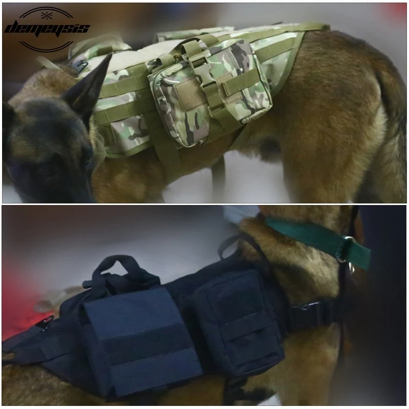 Военный жилет с системой Molle, тренировочный жилет для собак, Охотничий Жилет, уличный тренировочный жилет для собак, армейский тактический жилет, одежда