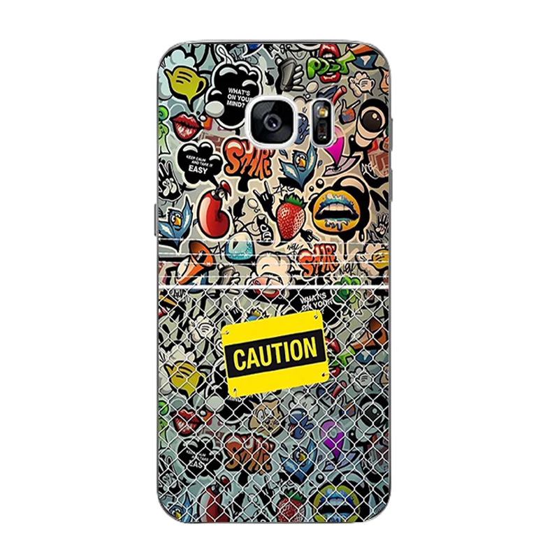 Чехол для телефона Samsung Galaxy S7 G9300 чехол Edge G9350 S4 мягкий из ТПУ милый дизайн