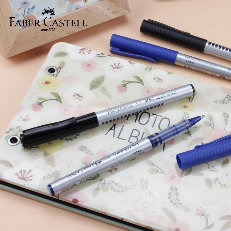 10 шт. Германия FABER-CASTELL гелевая ручка 2493 подпись ручка черный синий 0,5 мм