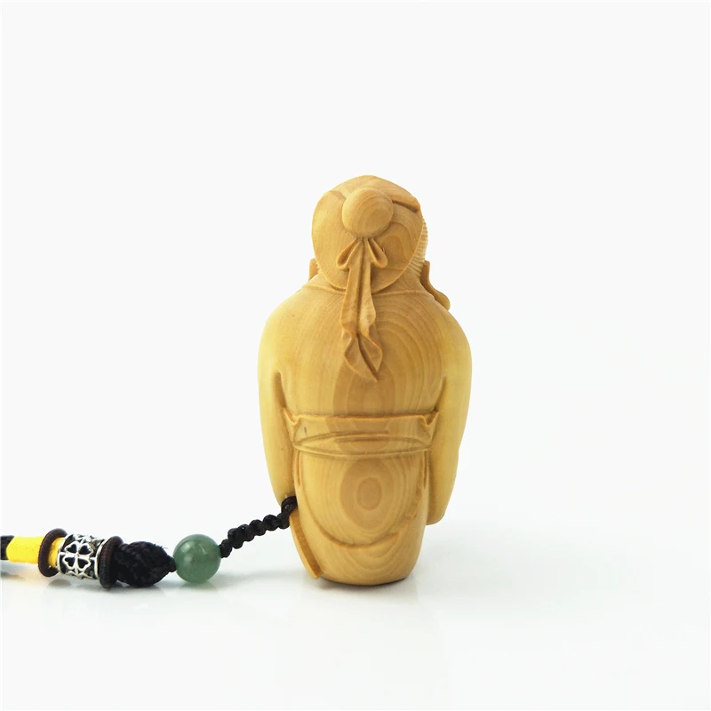 

8.5cm Chinese Confucius statues for decoration Home Decoration china doll accessories handmade wooden gift