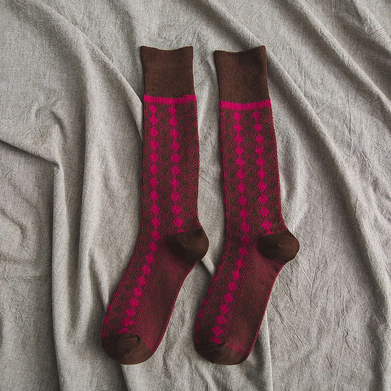 Осенне-зимние толстые хлопковые носки [EIOISAPRA] женские длинные японские с