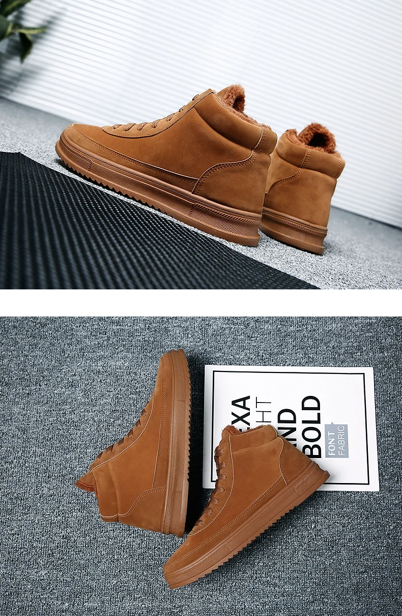 Осенняя обувь для мужчин, Krasovki Zapatillas, повседневные мужские черные теплые теннисные кроссовки, Masculino Adulto, высокие кроссовки, Chaussures Homme
