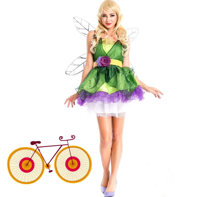 Чудесное сказочное платье принцессы зеленый костюм на Хэллоуин для