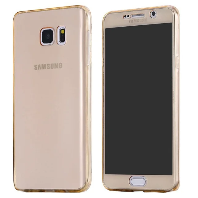 360 полной защиты Мягкие TPU чехол для samsung Galaxy A3 5 7 A6 8 J3 J5 J7 S6 7 8 9