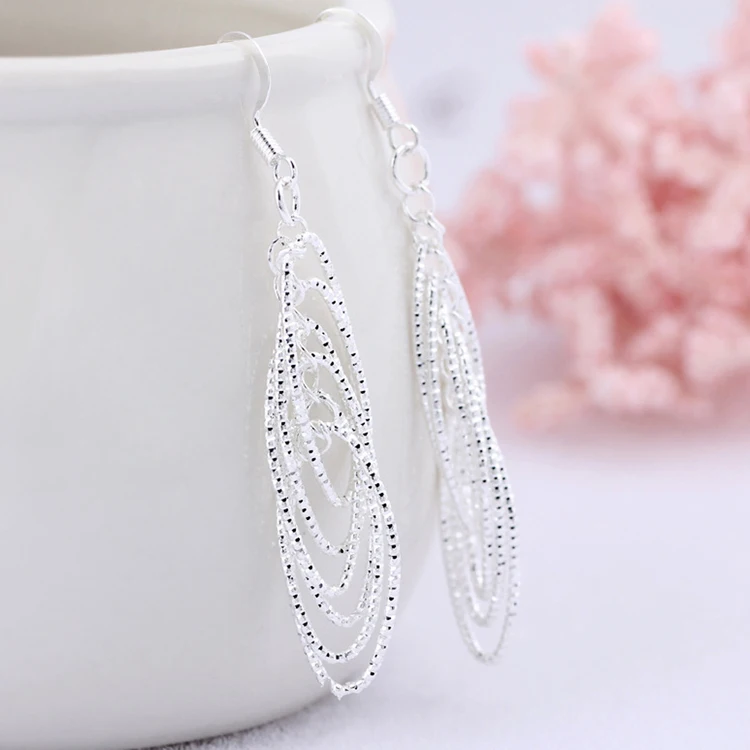 Модные элегантные Стиль круги Позолоченные ювелирные изделия в форме женщина