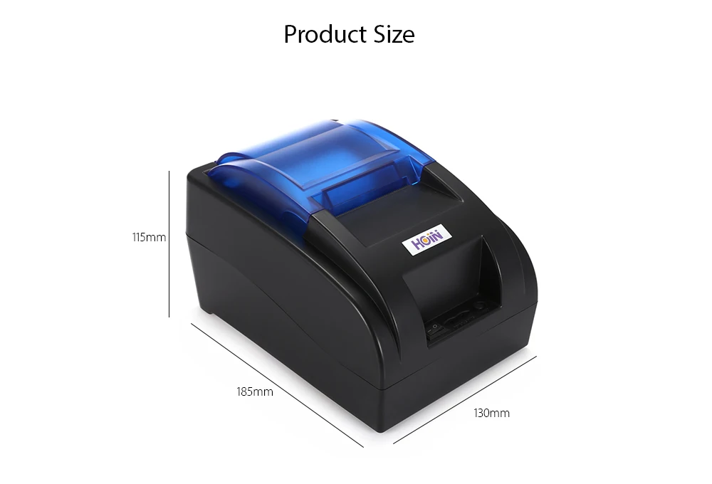 HOIN HOP-H58 58 мм беспроводной термопринтер Bluetooth ESC POS USB приемная печатная машина Поддержка Android iOS денежный ящик