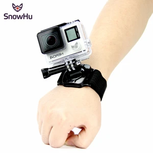 Аксессуары SnowHu для Gopro 360 градусов вращение ручной ремешок на запястье для спортивной экшн-камеры Go pro Hero 9 8 7 6 5 для экшн камеры Yi 4k для спортивной экшн-камеры sjcam камера LD09