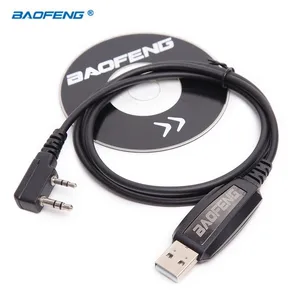 USB-кабель для программирования Baofeng + компакт-диск с драйверами для двусторонней радиосвязи Baofeng UV-5R, BF-F11, BF-V9, UV-82, UV-B5, UV5R