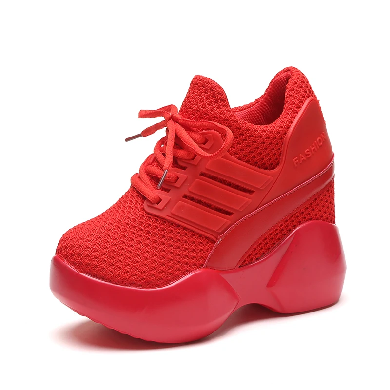 Повседневная обувь на платформе и высоком каблуке Новинка 2020 года Прямая