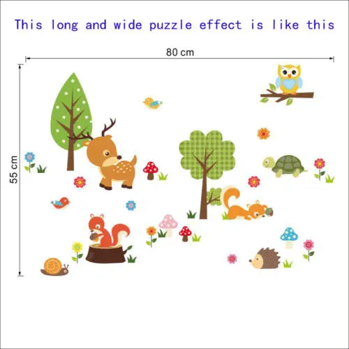 Семейные самодельные съемные настенные наклейки с Лео и деревьями роспись