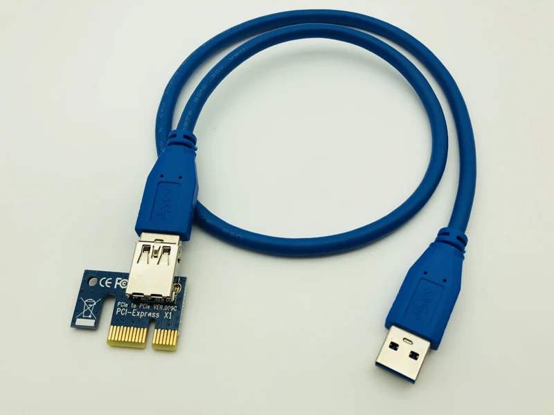 PCIE Riser Express 1X 4x 8x 16x расширитель PCI Card адаптер SATA на 4pin IDE Molex источник питания для BTC