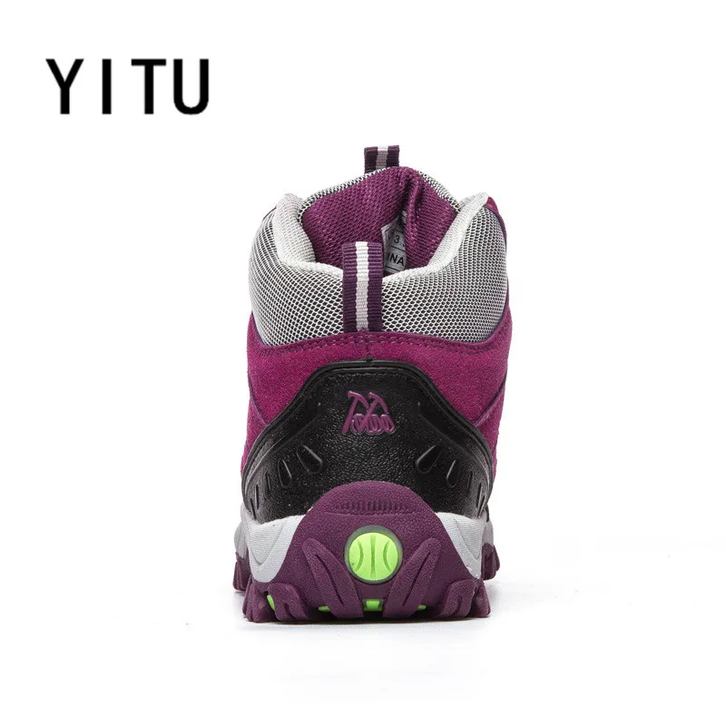 YITU Outventure женские походные кроссовки альпинистские высокие горный туризм Охота