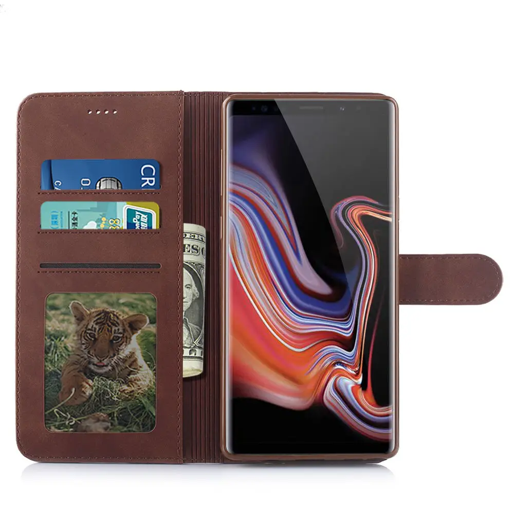 Чехол-книжка с откидной крышкой для samsung galaxy Note 8, роскошный кожаный чехол-кошелек для телефона samsung galaxy Note 9, чехол для samsung Note 8 9
