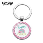 Брелок для ключей в стиле хиппи из мультфильма