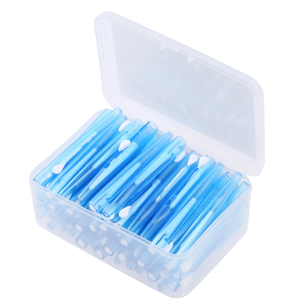 60 шт./кор. зубные нити Refill Inter-зубная щетка для размещения между прутьями зубочистка и зубная нить для полости рта, глубокое очищение, инструменты для здоровья