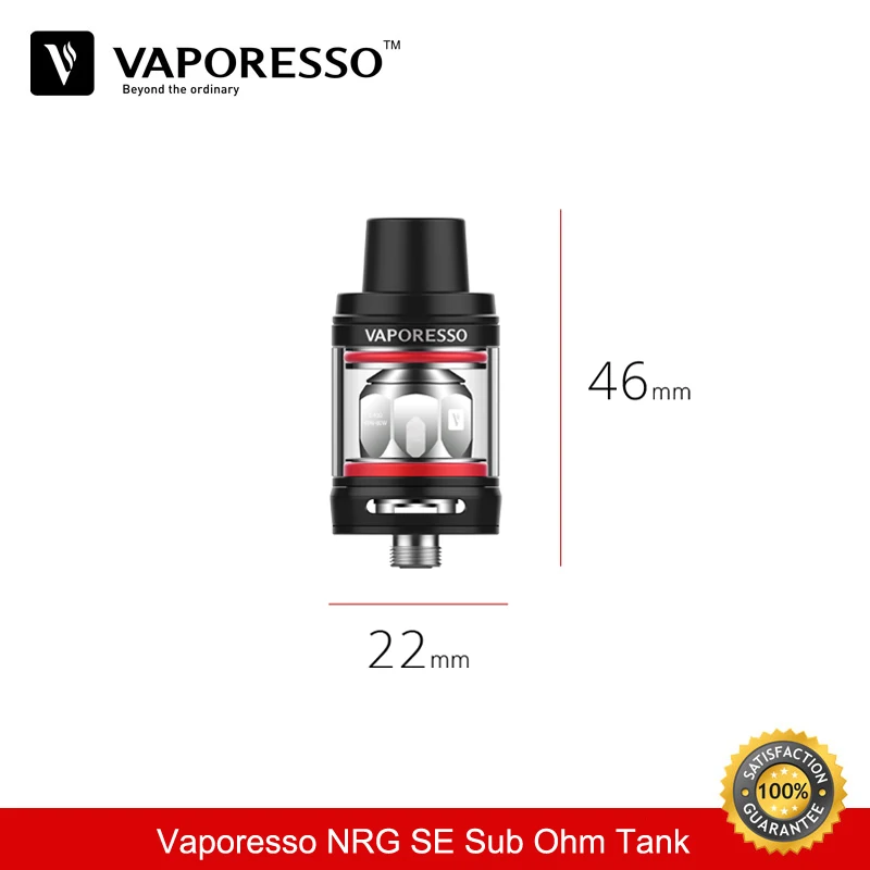 Электронная сигарета Vaporesso SWAG NRG SE Sub Ohm бак для пара 22 мм атомайзер 3 5 мл с