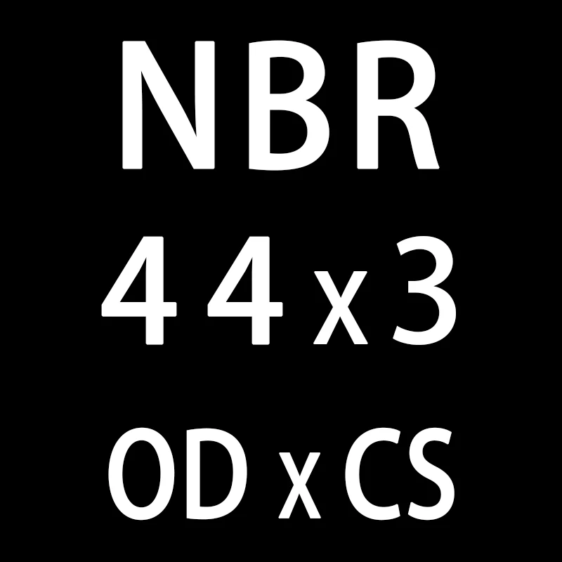 20 шт./лот резиновое кольцо черное NBR пломбирование уплотнительное кольцо 3 мм OD41/42/43/44/45/46/47/48/50*3 мм уплотнительное уплотнение нитриловые прокладки масляные шайбы кольца - Цвет: OD44mm