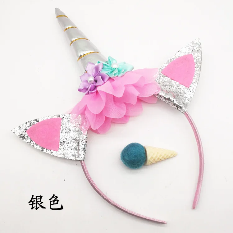 sliver unicorn TG STARLZMU 1 шт Единорог воздушные шары День рождения украшения Детские гелиевые шары с персонажами мультфильмов Единорог вечерние украшения Balony - Цвет: sliver unicorn TG