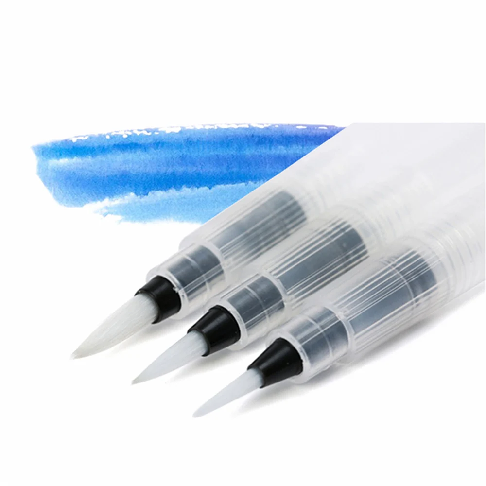 3 шт. художественные принадлежности нейлоновые кисти для акварельной краски