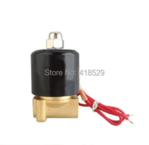 12V DC 1/4 &quotЭлектрический Соленоидный клапан Вода Воздух N/C Газ 2W025 08|solenoid valve