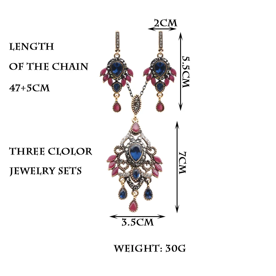 Винтажные Женские Ювелирные наборы турецких листьев античное золото полый