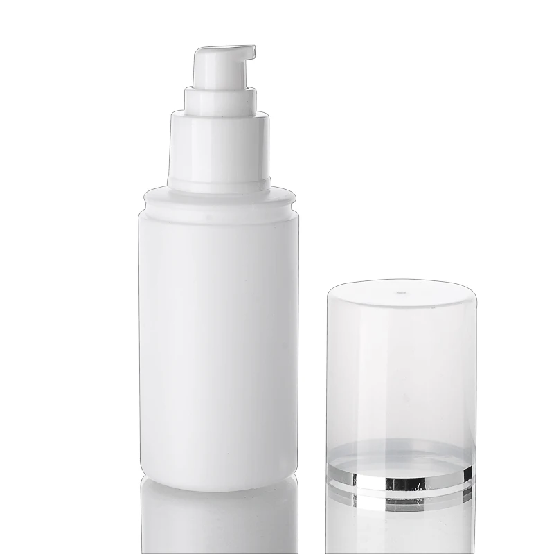 100/120/150/200 мл бутылка с насосом для лосьона белая пластиковая упаковка шампуня