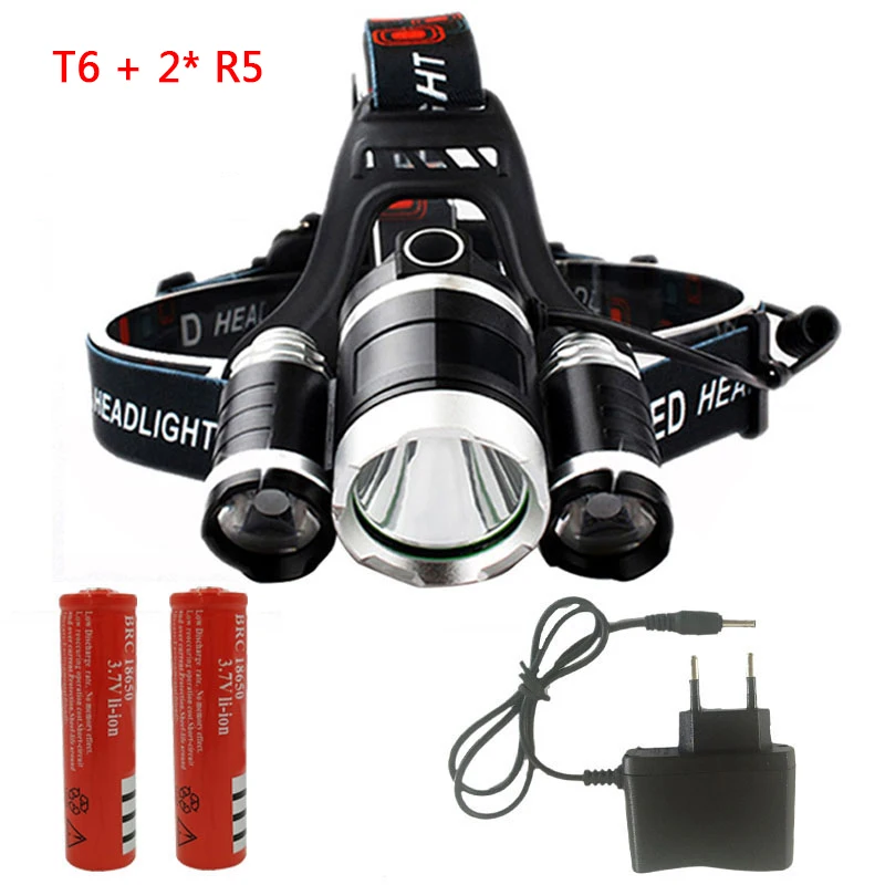 option B Litwod Z35 1500LM светодиодный налобный фонарь 2*18650 светодиодный налобный фонарь - Испускаемый цвет: option B