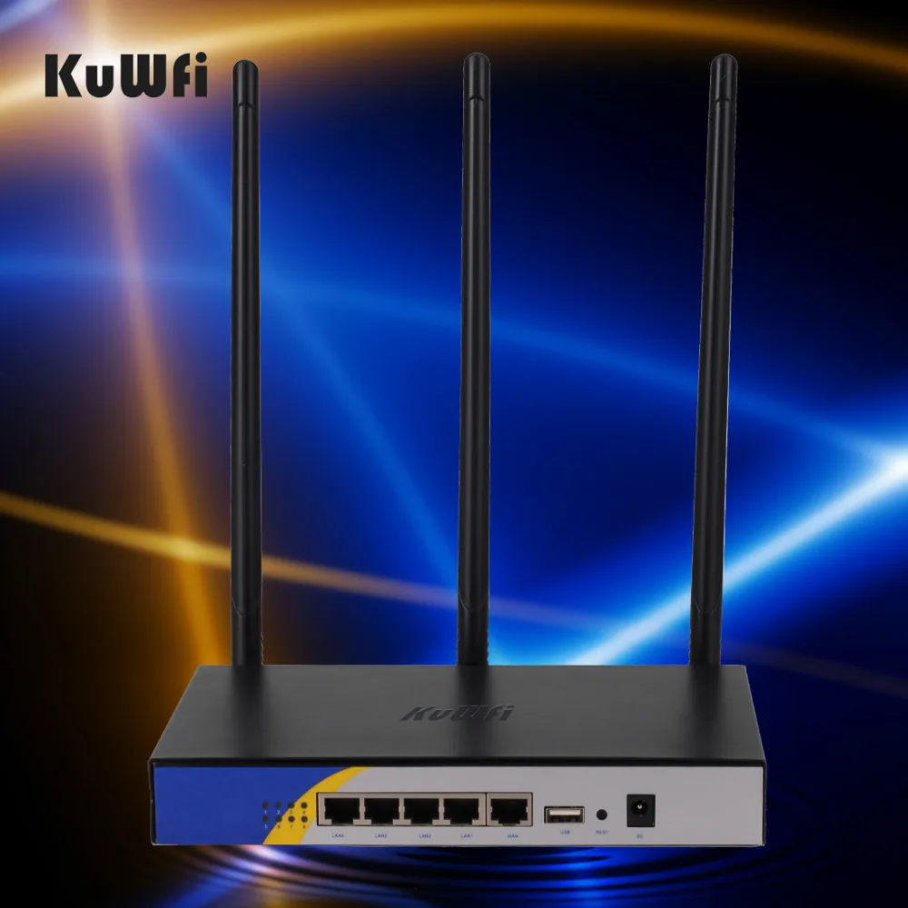KuWFi 300 Мбит/с высокой мощности OpenWRT предварительно загруженный беспроводной