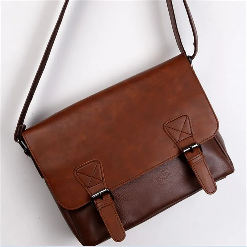 Мужские Винтажные Сумки-мессенджеры высокого качества популярные сумки через