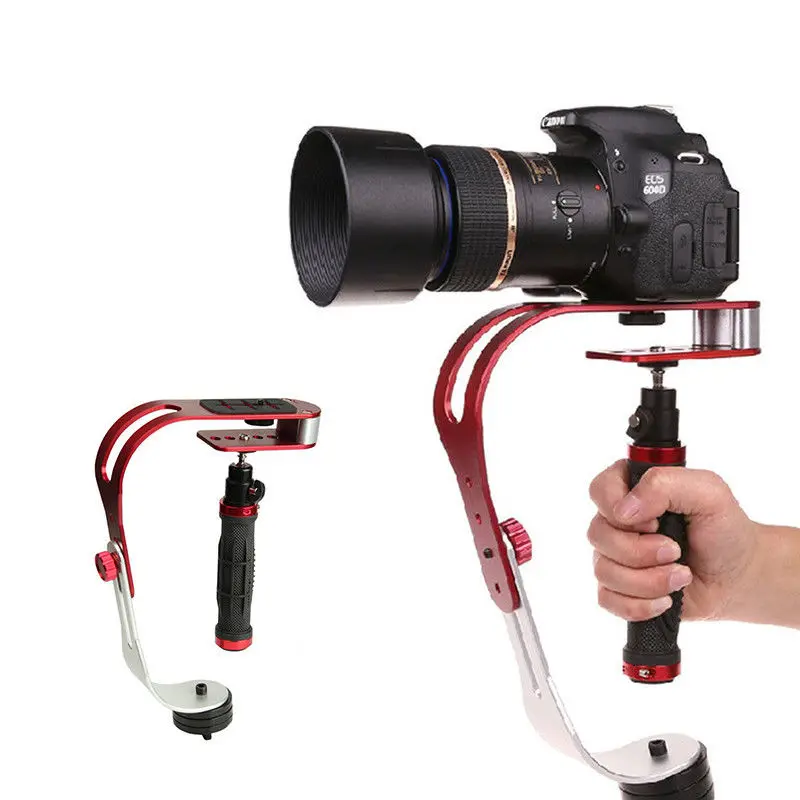 Красный Ручной Стабилизатор для видеокамеры Steadicam Canon Nikon Sony Gopro Hero Phone DSLR DV с