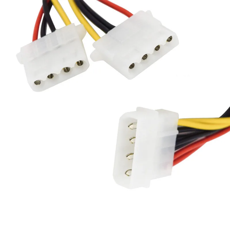 Кабель переходник Molex с 4 контактным штекером на 2 портовый разъем IDE