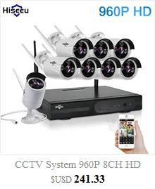 Набор камеры видеонаблюдения 4CH DVR система AHD 720P комплект Camaras De Seguridad опционально 4 канала CCTV NVR видео рекордер инфракрасный Купол 42