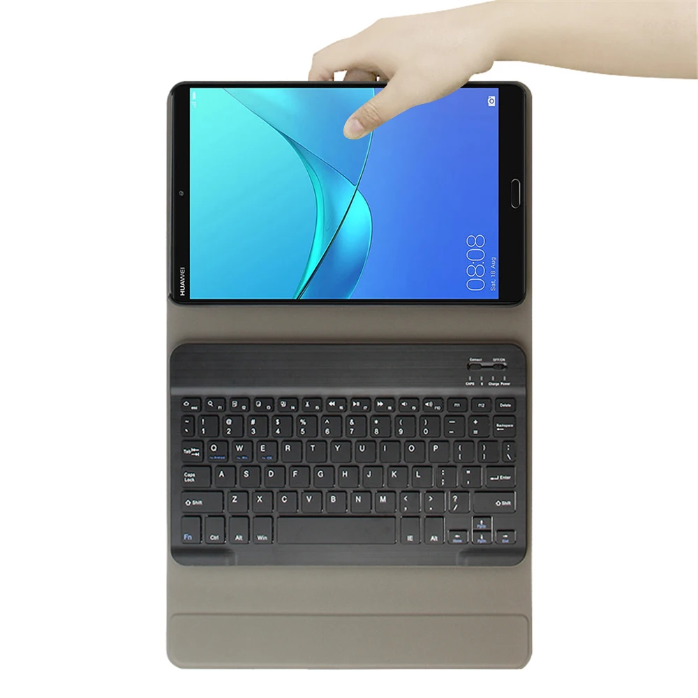 Клавиатура Bluetooth для Huawei Matepad Pro 10 8 чехол США 2019 клавиатуры из искусственной кожи