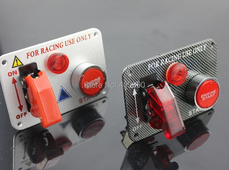 12 В выкидное гнездо для автомобиля кнопка пуска красного цвета запуска двигателя