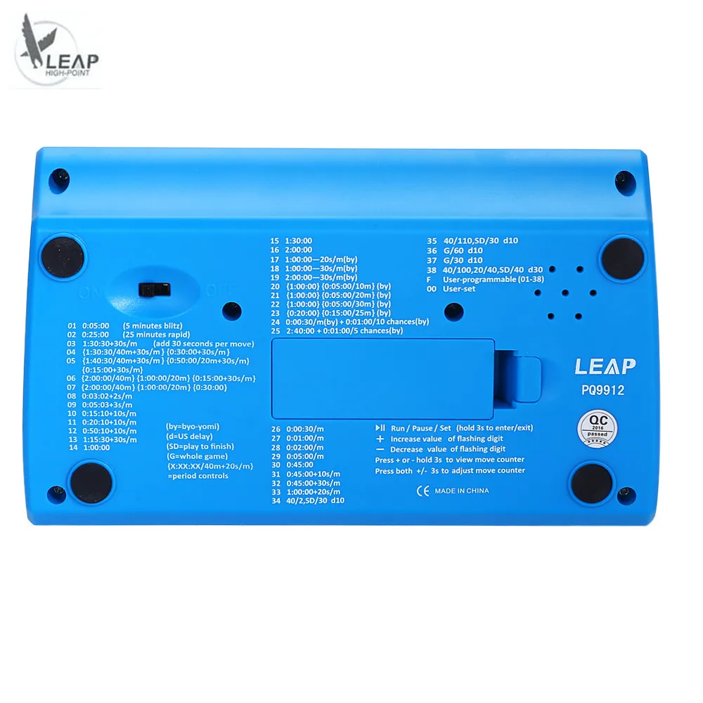 LEAP PQ9912 многофункциональные профессиональные цифровые шахматные часы таймер