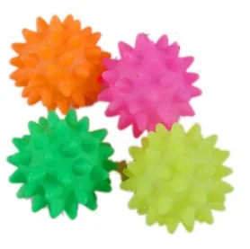 

Sound Toys Safe Non-toxic High-quality Small Thorn Ball Dog Unisex Squeeze-sounding Dabbling Toy Latex 2021