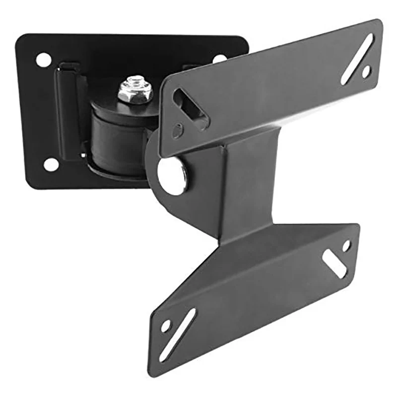 adjustable tv stand rotated tv wall mount swivel tv bracket stand for 14 24 inch lcd led flat panel plasma durable tv holder free global shipping
