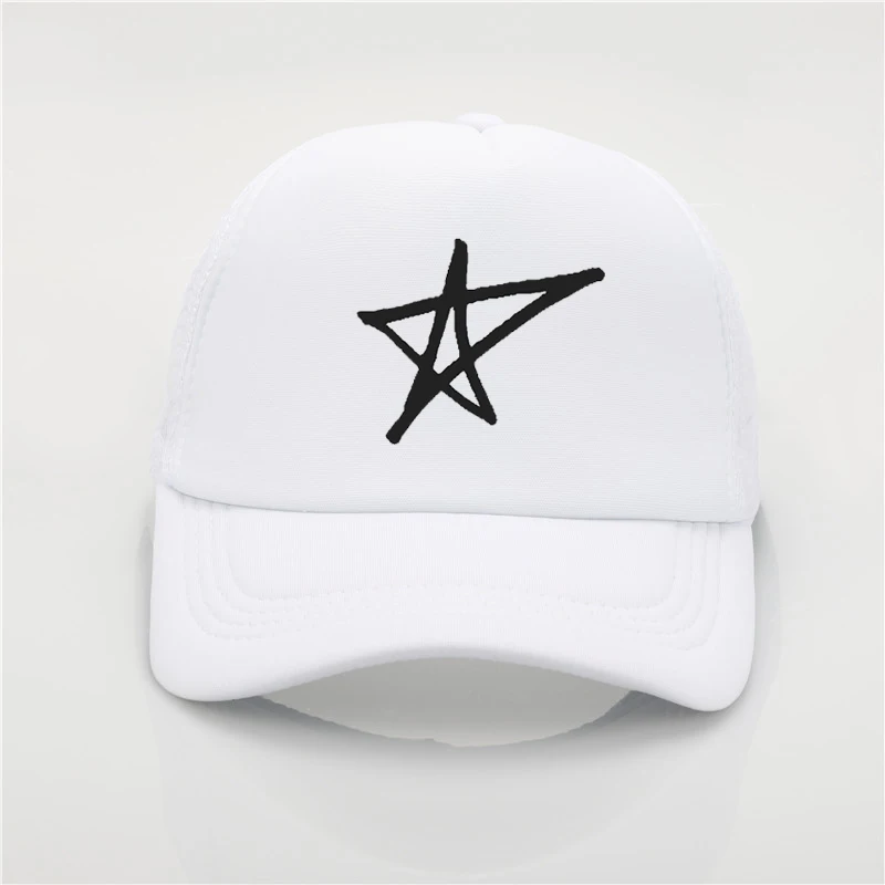 Fashion net cap Avril Lavigne Printing baseball Men and women Summer Trend Cap New Youth Joker sun hat Beach Visor | Аксессуары для