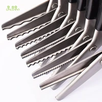 zigzag and wavy shape sewing tailor scissorboxed round sawtooth shape scissorsfor diy sewing shears fabric or leathers