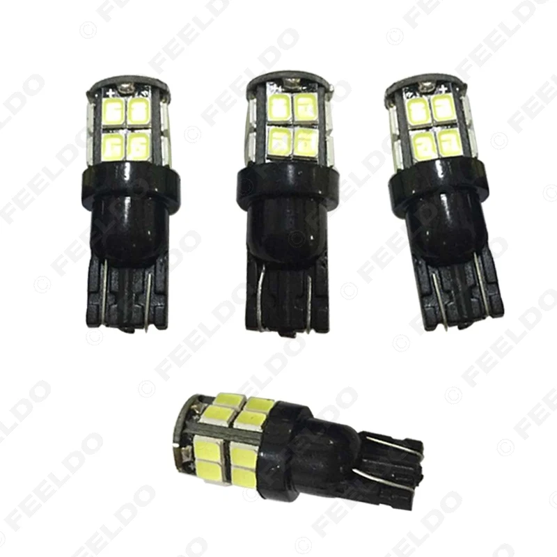 FEELDO 40 шт. 7 цветов 194 168 T10 2835 Chip 20SMD двухъярусная плата клиновидная автомобильная