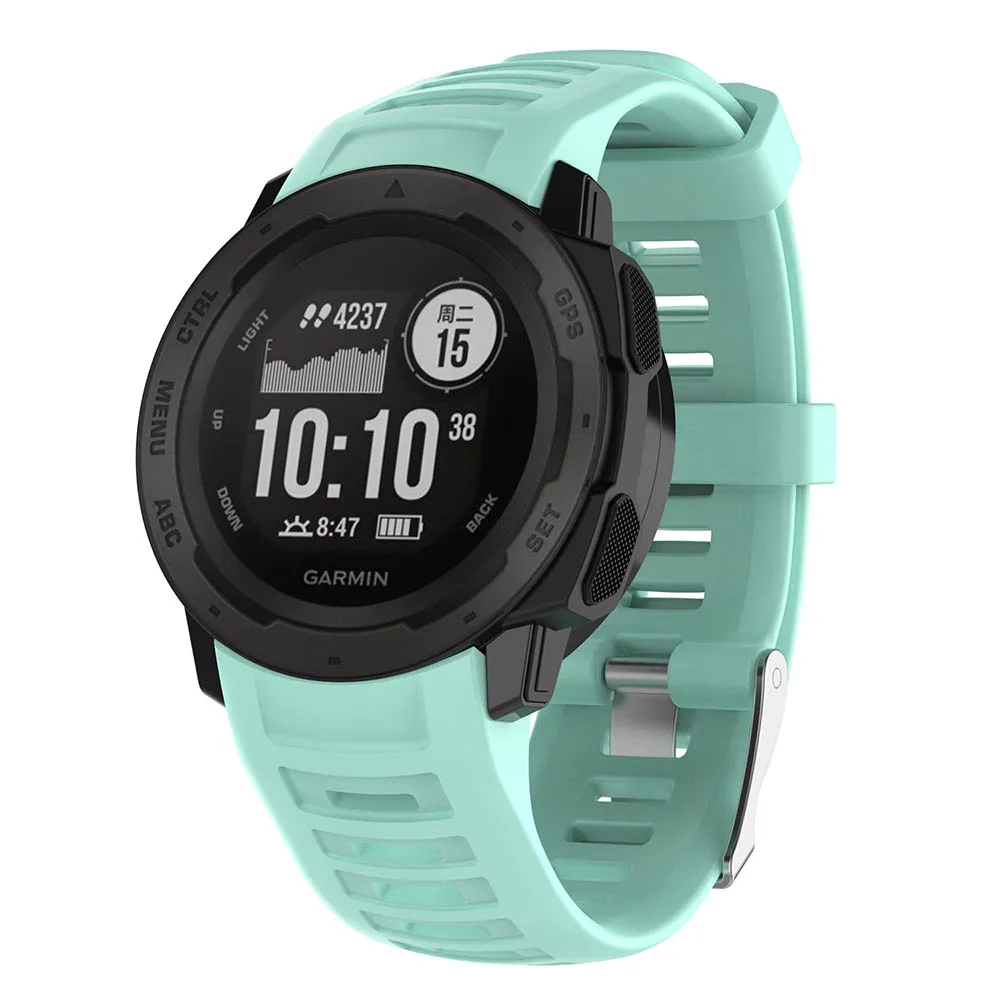 ZENHEO силиконовый ремешок для часов Garmin инстинкт Смарт часы 22 мм замена Браслет на