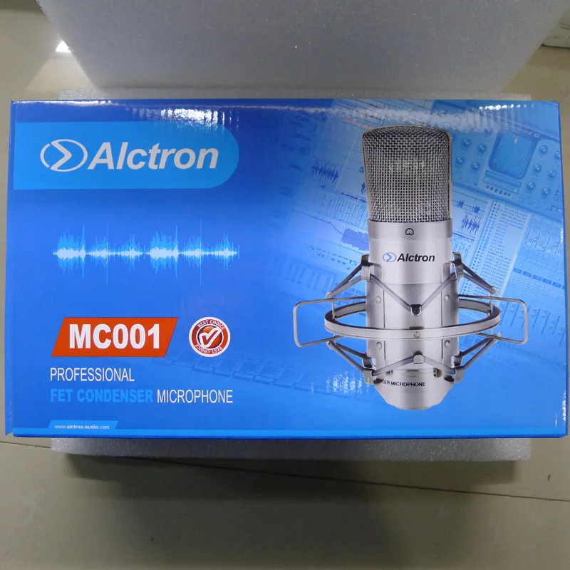 Высокое качество Alctron MC001 конденсаторный микрофон pro Студийный для записи с