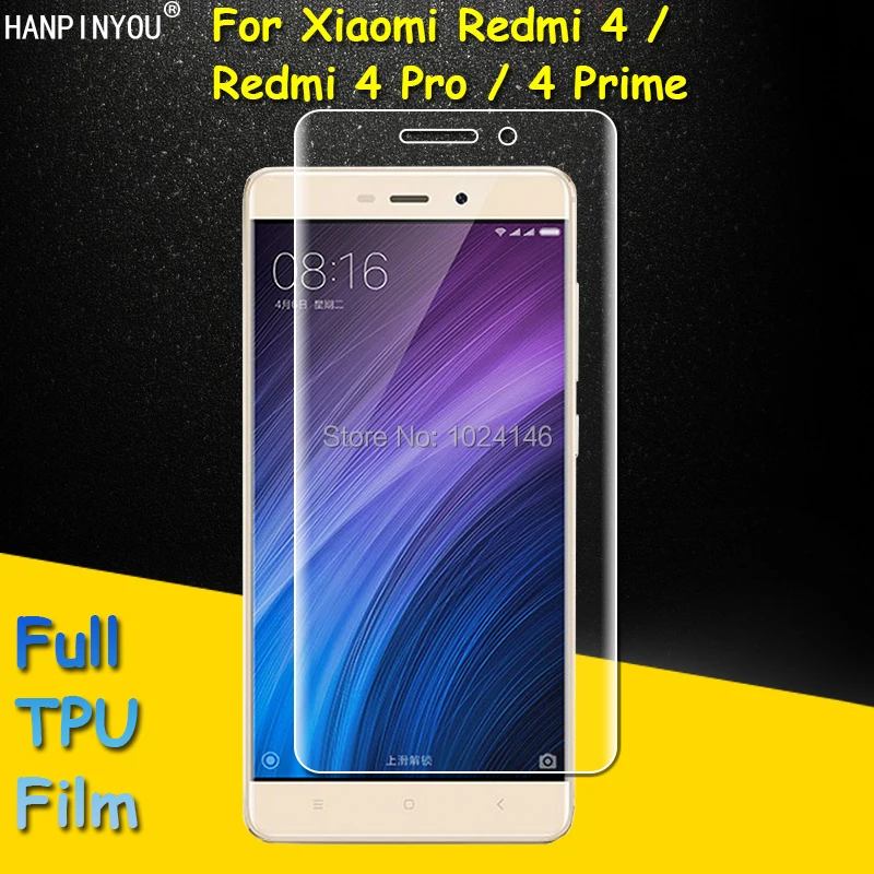 Прозрачная мягкая защитная пленка из ТПУ с полным покрытием для Xiaomi Redmi 4 Redmi4 Pro Prime