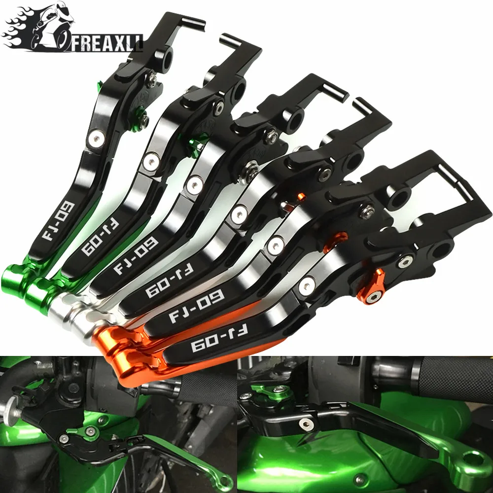 

Motorbike Motorcycles Adjustable Folding Extendable CNC Clutch Brake Levers For YAMAHA FJ-09 FJ 09 FJ09 2015 2016 2017 2018