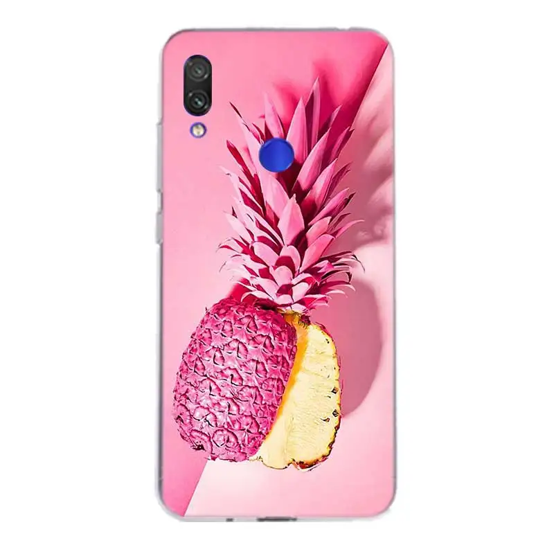 Цветной силиконовый чехол с ананасом для Xiaomi Redmi Note 7 6 Pro 5 4 4X K20 7A Y3 S2 5A 6A Xiomi Pocophone F1 9T