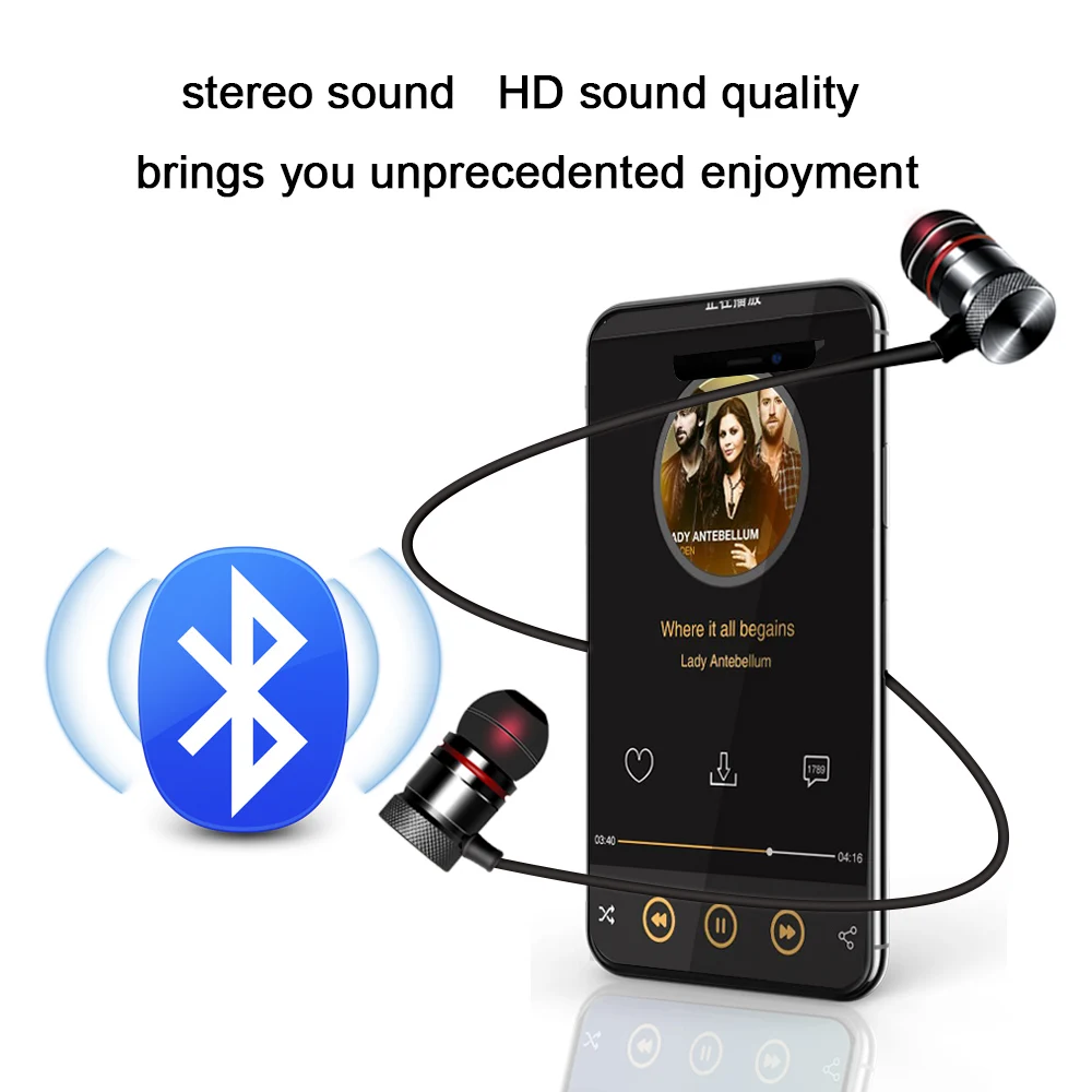 Новейшие спортивные наушники SGS с bluetooth-разъемом стереогарнитура микрофон для