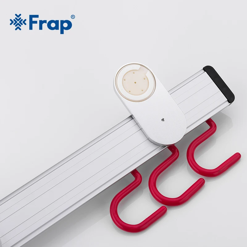 Frap Новое поступление многофункциональный крючок для халата в ванной комнате 6